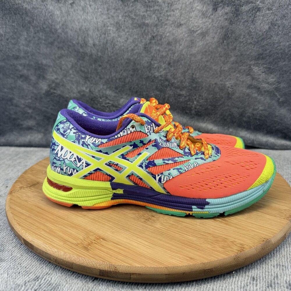 ASICS GEL-Noosa Tri 10 Shoes Womens Size 6 Multicolor Running Sneakers T580N